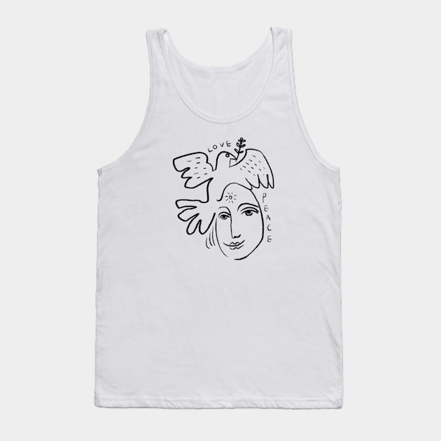 Picasso Tank Top by Daria Kusto